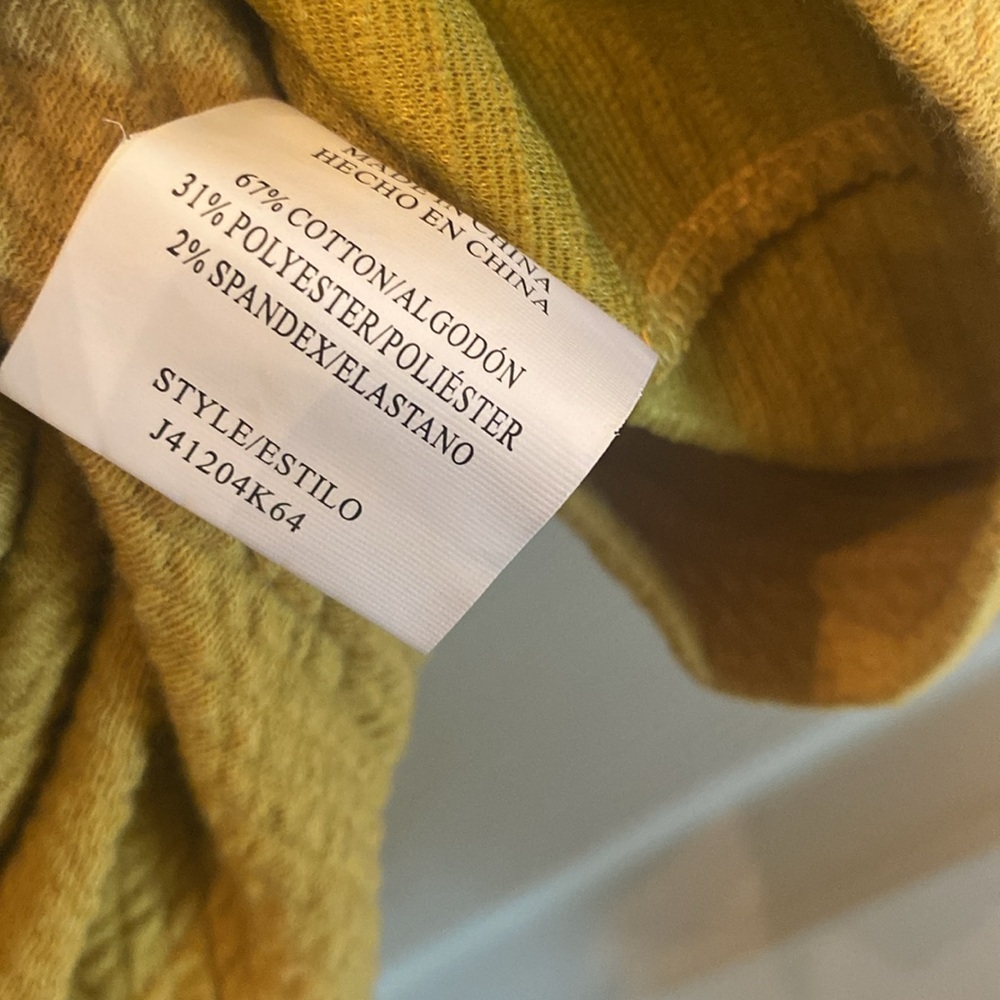 June & Hudson Mustard Cowl Neck Sweater - Picture 12 of 12